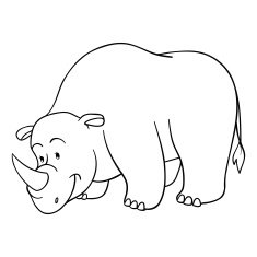 Coloring book (rhino) N4