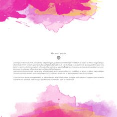 Vector watercolor template N111