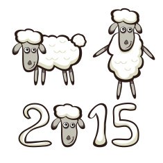 Set of sheep