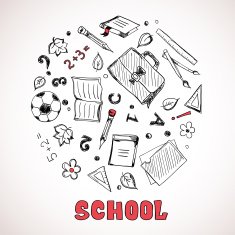 Sketch of school elements N2