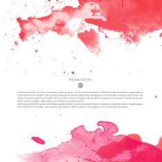 Vector watercolor template N112
