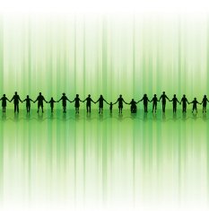 People Holding Hands - United Community Background N2