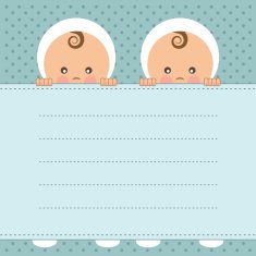 Twins Vector illustration