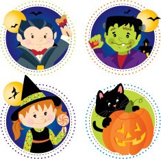 Halloween Badges