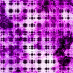 abstract purple polka dots style woman's face pattern background