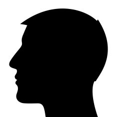 Man Head Silhouette N6