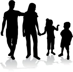 Family Silhouettes N399