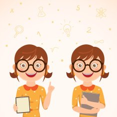 Cute nerdy girl