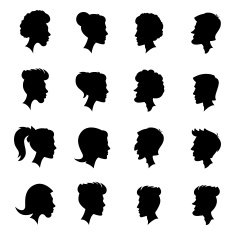 Silhouettes profiles