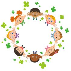 clover and children