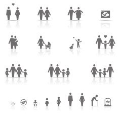 Icon Set Family and Life