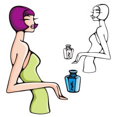 Fashion Woman Vector Illustration Series N24