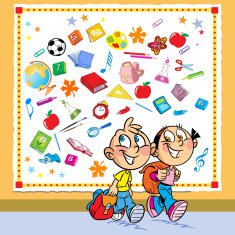 Children go to school N7