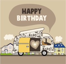 Happy Birthday card N101