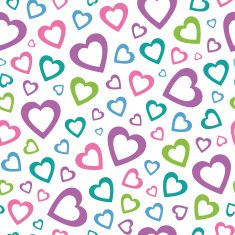 lovely hearts pattern