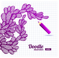 Abstract doodle design