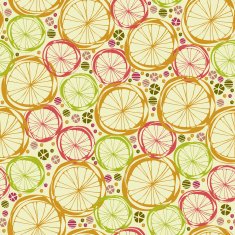 Decorative seamless floral pattern