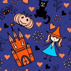 Halloween seamless pattern N6