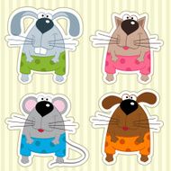 icon funny animals