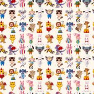 seamless animal pattern N19