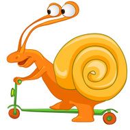 Cartoon Character Snail N2