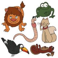 Cartoon Animals N23