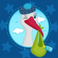 stork brought baby