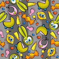 Cartoon children pattern N2