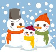 snowman family N11
