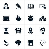 Early Education Icon Set