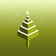 Cubic christmas (vector)