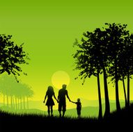 family walking N10