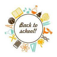 vector school background with place for text