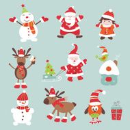 Christmas scrapbook elements