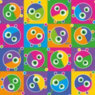 colorful robots collection background N2