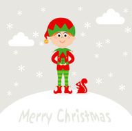 Cute Christmas Elf N8