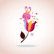 cute bunny character
