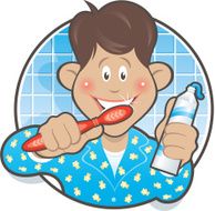 Boy Brushing Teeth N6