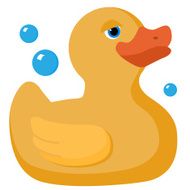 rubber duckie in color
