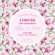 Baby Arrival or Shower Card - with Peony Flower Design N3