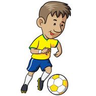 Soccer Kid Cartoon N6