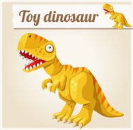 Toy dinosaur Cartoon vector illustration Series of children&#039;s toys