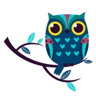 Cartoon owl vector illustration N4