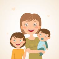 Mother with children N5