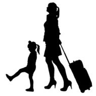 Vector silhouette of family N479