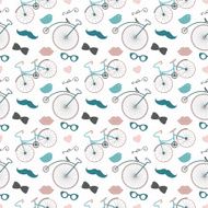 Hipster Retro Vintage Doodle Seamless Pattern N2