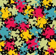 Colorful blots seamless pattern