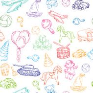 Toys seamless pattern N13