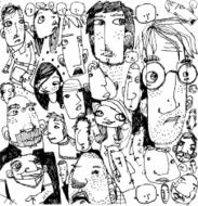 Faces Background