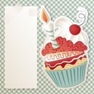 Birthday cupcake N2